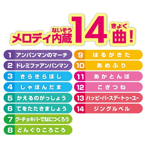 ジョイパレット アンパンマン 光でひけちゃう！育脳キーボード