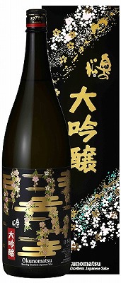 福島】奥の松酒造 奥の松 大吟醸 さくらラベル 1800ml | イオン東北