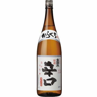 【秋田】秋田酒類製造　精撰　高清水　辛口　1800ml（箱代別途料金）