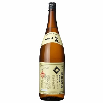 宮城】一ノ蔵酒類販売 一ノ蔵 無鑑査 本醸造 辛口 1800ml（箱代