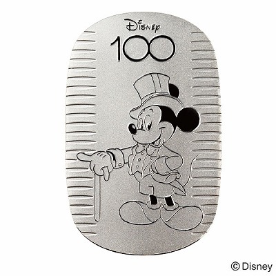 Disney100 プラチナ ミッキーマウス小判 30g 【商品お渡し予定日：12月