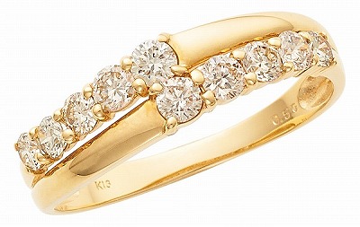 18Kイエローゴールド/ダイヤ
ドリームスペルラウンド ピアス K18イエローゴールド ダイヤネックレス計0.1ct【商品お渡し日：9