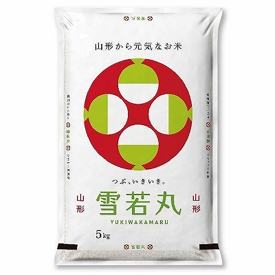 【新米】　(株)東北食糧　山形県産　雪若丸　5kg　(贈答箱入)