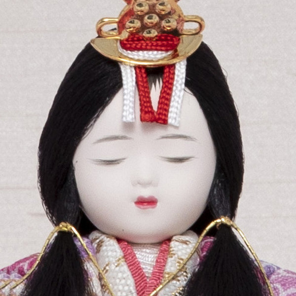 木目込雛人形 桃山雛 親王飾り 創業明治11年の人形専門店。寿月すみたやの雛人形。木村一秀作 木目込