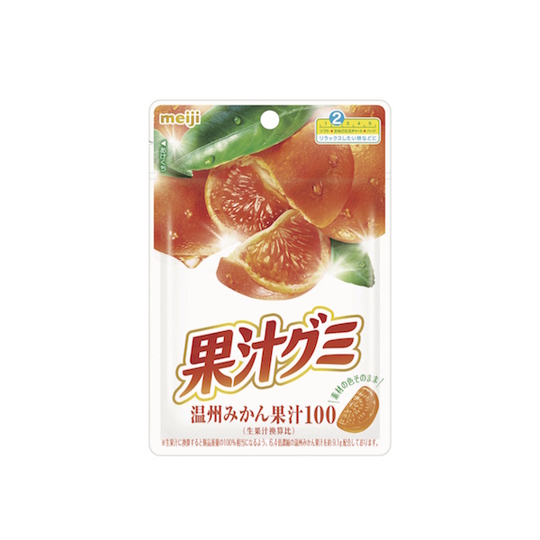 明治 果汁グミ 温州みかん 54g×10個セット 【商品お渡し日：11月26日