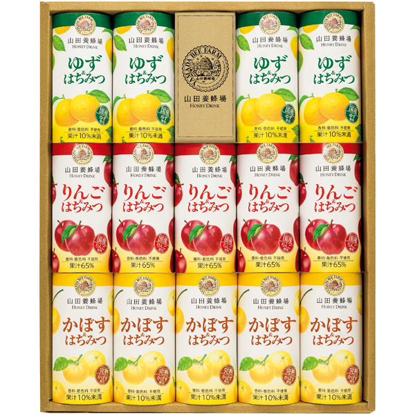山田養蜂場 ハニードリンク3種詰合せ(14本) HD-YAK30A | イオン
