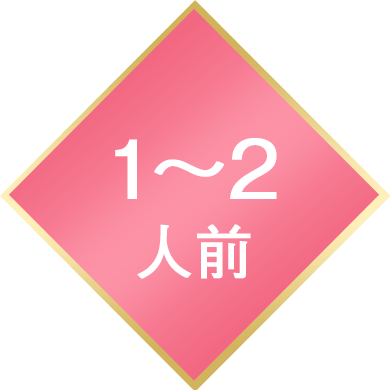 1～2人前