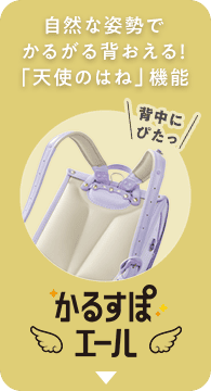 大容量・背負いやすい！ かるすぽエール