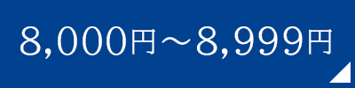 8,000円～8,999円