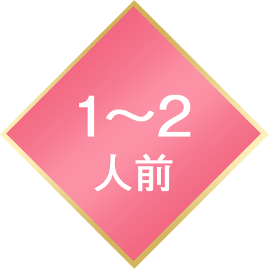 1～2人前