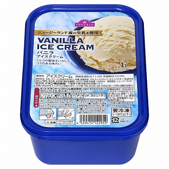 トップバリュ バニラアイスクリーム 1000ml | マックスバリュ