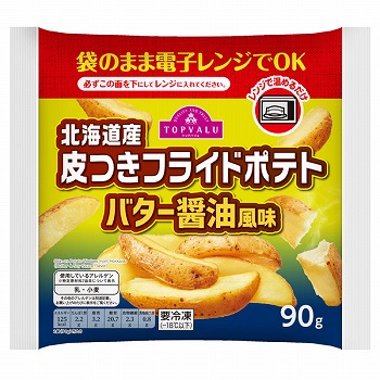 トップバリュ 北海道産皮つきフライドポテト バター醤油味 ９０ｇ イオン仙台中山店 ネットスーパー