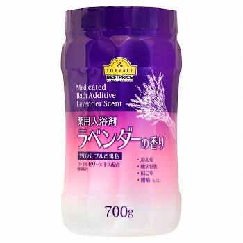 トップバリュベストプライス 薬用入浴剤ラベンダーの香り 本体