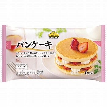 冷凍 トップバリュベストプライス パンケーキ ４５ｇ ６枚 イオン富谷店 ネットスーパー