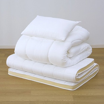 敷ふとん HOME COORDY しっかり支える敷ふとん入り寝具3点セット