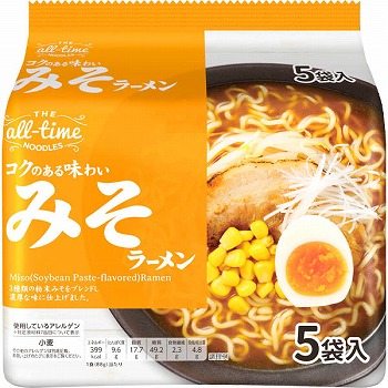 THE all－time NOODLES オールタイムヌードル みそ