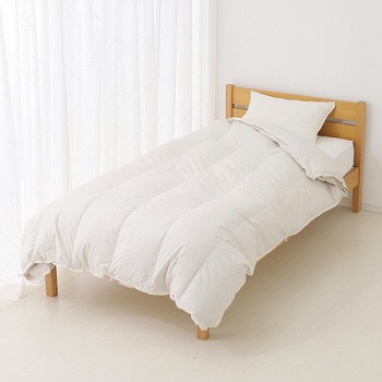 HOME COORDY 2枚合わせ羽毛掛ふとん 150×210cm