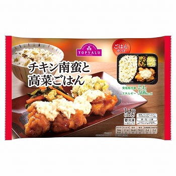 冷凍 トップバリュ チキン南蛮と高菜ごはん ３００ｇ イオン富谷店 ネットスーパー