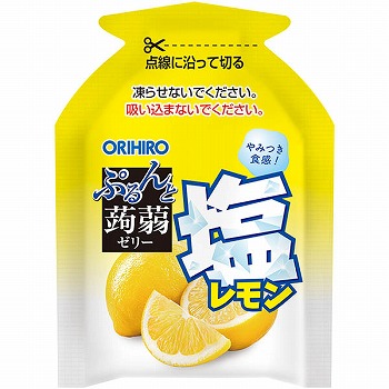 オリヒロプランデュ ぷるんと蒟蒻ゼリー塩うめ塩レモン 12個