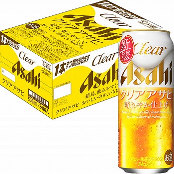 □【ケース販売】アサヒビール クリアアサヒ ５００ｍｌ×２４缶