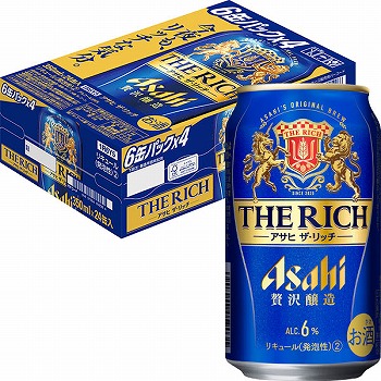 □【ケース販売】アサヒビール アサヒ ザ・リッチ ３５０ｍｌ×２４