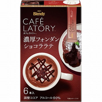 味の素ＡＧＦ ブレンディカフェラトリースティック 濃厚フォンダンショコララテ ６本入 イオン富谷店 ネットスーパー