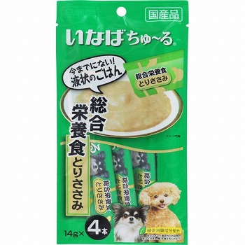 いなばペットフード 犬用ちゅーる 総合栄養食 とりささみ １４ｇ ４本 イオン仙台中山店 ネットスーパー