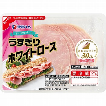 伊藤ハム さわやかパック うすぎりホワイトロース 82g | イオン
