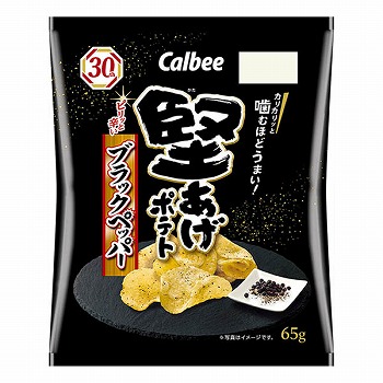 カルビー 堅あげポテトブラックペッパー 65g | イオン青森店