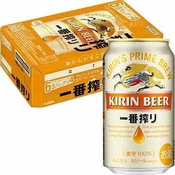 □【ケース販売】キリン一番搾り３５０ＭＬ×２４缶 | イオン福島店