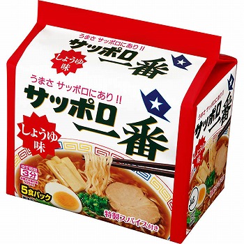 サンヨー食品 サッポロ一番 しょうゆ 100g×5食パック | イオン