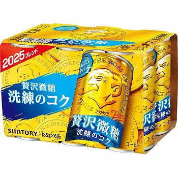 サントリー ボス 贅沢微糖 185g×6缶 | イオン富谷店 - ネットスーパー