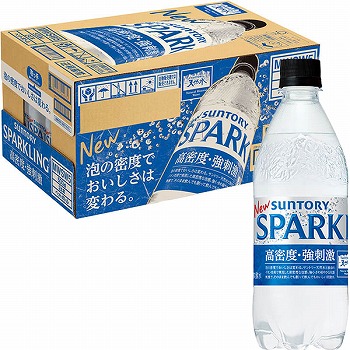 ケース販売】サントリーフーズ サントリー天然水ＳＰＡＲＫＬＩＮＧ ５００ｍｌ×２４本入 イオン江釣子店 ネットスーパー