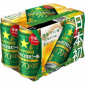 サッポロビール サッポロ生ビール ナナマル ３５０ｍｌ×６缶 | イオン