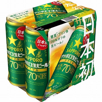 □サッポロビール サッポロ生ビール ナナマル ５００ｍｌ×６缶