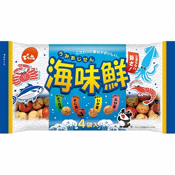でん六 海味鮮4袋パック 120g | イオン仙台中山店 - ネットスーパー