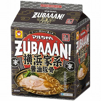 マルちゃん ＺＵＢＡＡＡＮ横浜家系醤油豚骨 ３９０ｇ（３食パック入） イオン富谷店 ネットスーパー