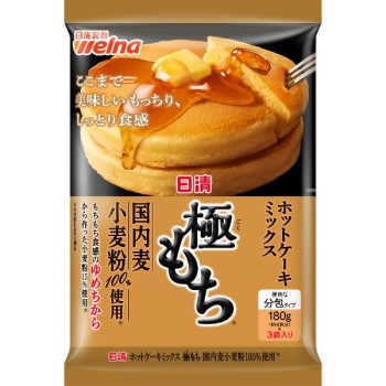 日清フーズ ホットケーキミックス 極もち 国内麦小麦粉１００ 使用 ５４０ｇ イオン仙台中山店 ネットスーパー