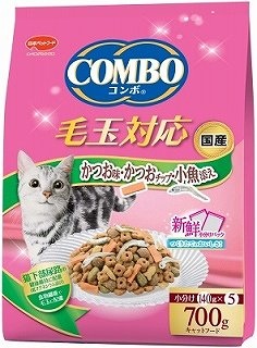 ペット用品】日本ペットフード コンボキャット 毛玉対応かつお味