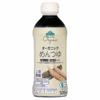 トップバリュグリーンアイ オーガニック めんつゆ ５００ｍｌ | イオン