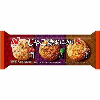 冷凍】ニチレイフーズ じゃこ焼おにぎり 美味三昧 3種×1個入