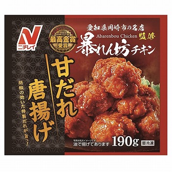 冷凍】ニチレイフーズ 暴れん坊チキン監修 甘だれ唐揚げ １９０ｇ イオン多賀城店 ネットスーパー