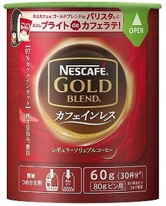 ネスレ ゴールドブレンド カフェインレス エコ＆システムパック ６０ｇ