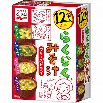 永谷園 FDらくらくみそ汁 12食入 | イオンスタイル名取