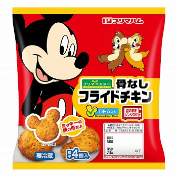 プリマハム ミッキー 骨なしフライドチキン 64g 4個入 | イオン