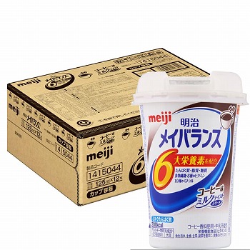 ケース販売】明治 メイバランス Ｍｉｎｉカップ コーヒー味 １２５ｍｌ