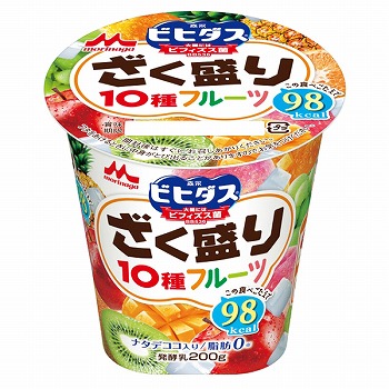 森永乳業 ビヒダスYGざく盛りフルーツ 200g | イオン山形南店