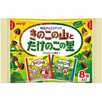 ききのこたけのこ　小判 明治 きのこたけのこ袋 8袋入 | イオンスタイル新利府 - ネットスーパー