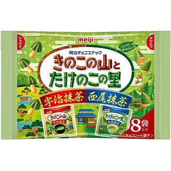 明治 きのこたけのこ抹茶 8袋入 | イオン福島店 - ネットスーパー