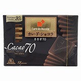 森永製菓 カレドショコラ＜カカオ70＞ 18枚入 | イオンスタイル